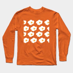 fried egg pattern with this design or give it as a gift Long Sleeve T-Shirt